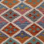 Runner Kelim Rug - Splash - 202 x 67 cm - multicolored