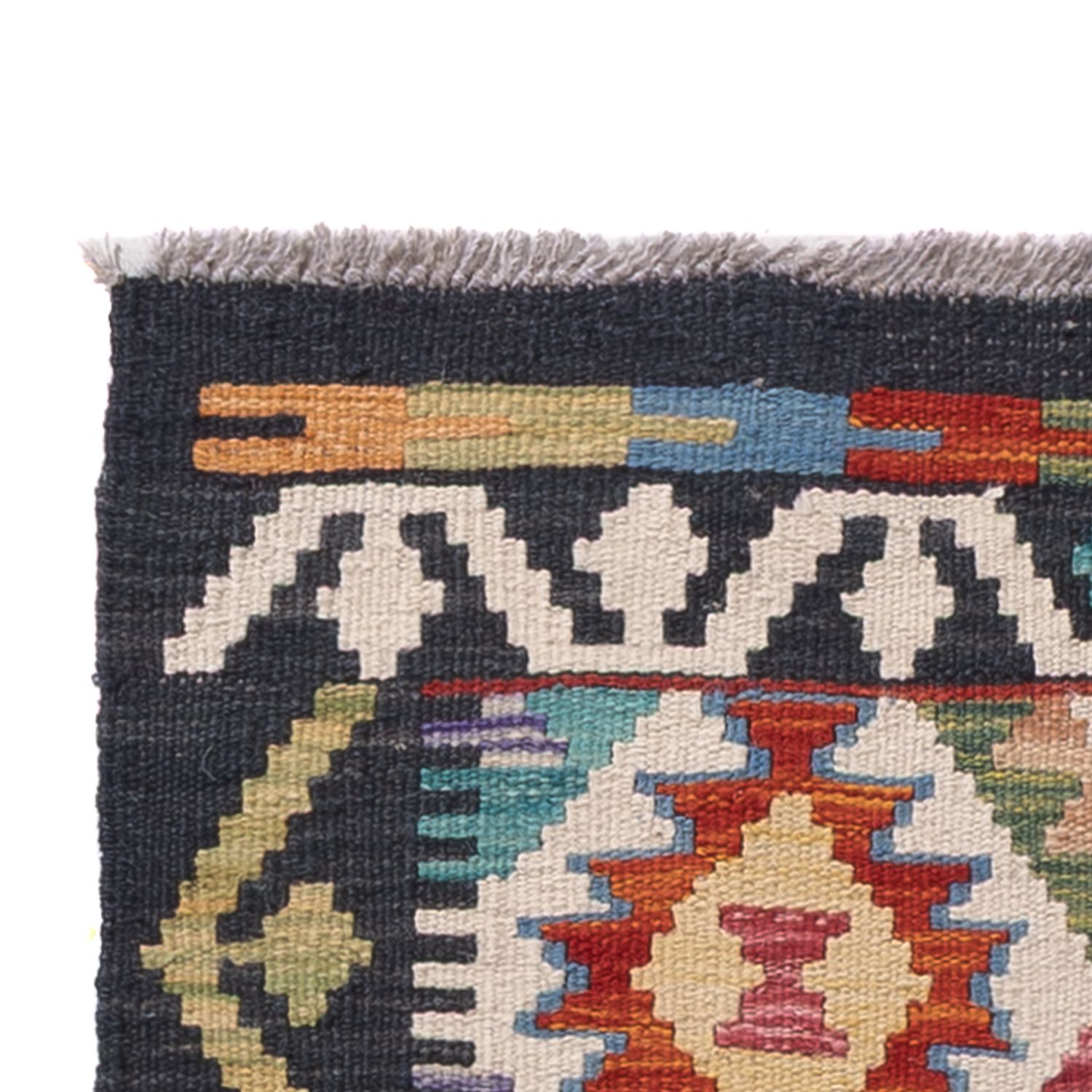 Runner Kelim Rug - Splash - 192 x 62 cm - multicolored