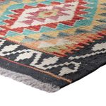 Runner Kelim Rug - Splash - 193 x 65 cm - multicolored