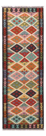 Runner Kelim Rug - Splash - 197 x 63 cm - multicolored