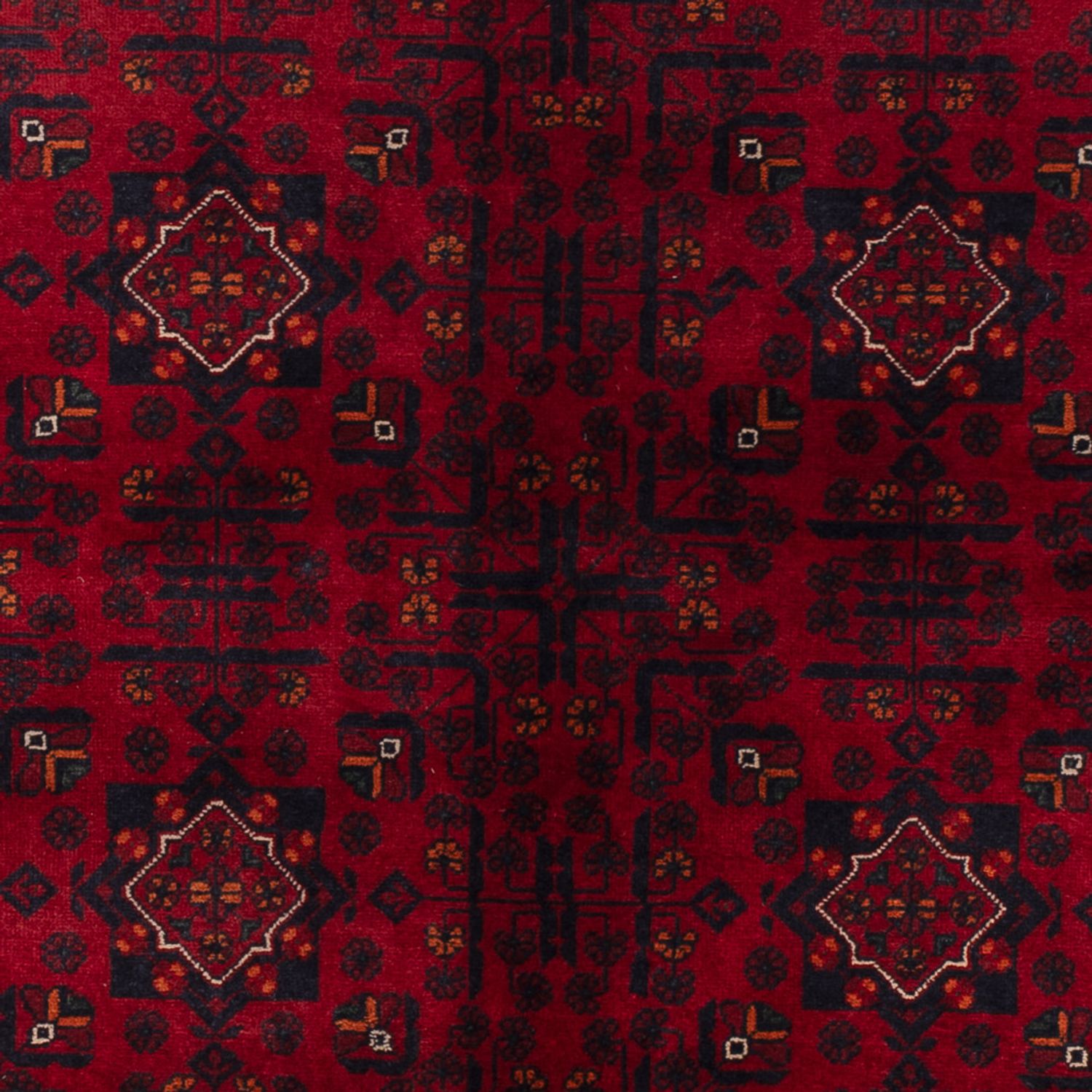 Afghan Rug - Kunduz - 244 x 170 cm - dark red