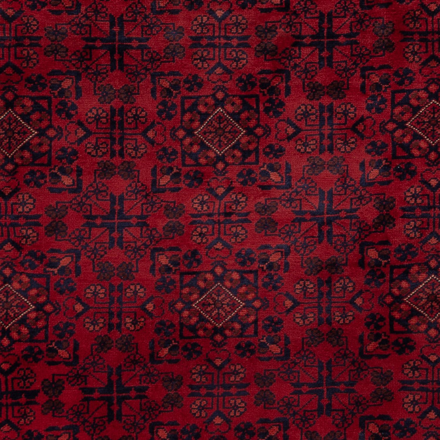Afghan Rug - Kunduz - 237 x 175 cm - dark red