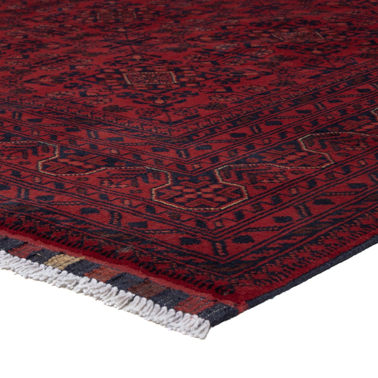 Afghan Rug - Kunduz - 237 x 175 cm - dark red