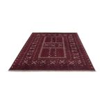 Afghan Rug - 242 x 166 cm - dark red