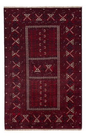 Afghan Rug - 240 x 153 cm - dark red