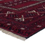 Afghan Rug - 246 x 159 cm - dark red