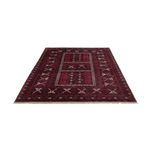 Afghan Rug - 246 x 159 cm - dark red