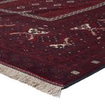Afghan Rug - 246 x 157 cm - dark red