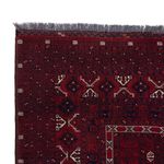 Afghan Rug - 239 x 163 cm - dark red