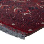 Afghan Rug - 239 x 163 cm - dark red