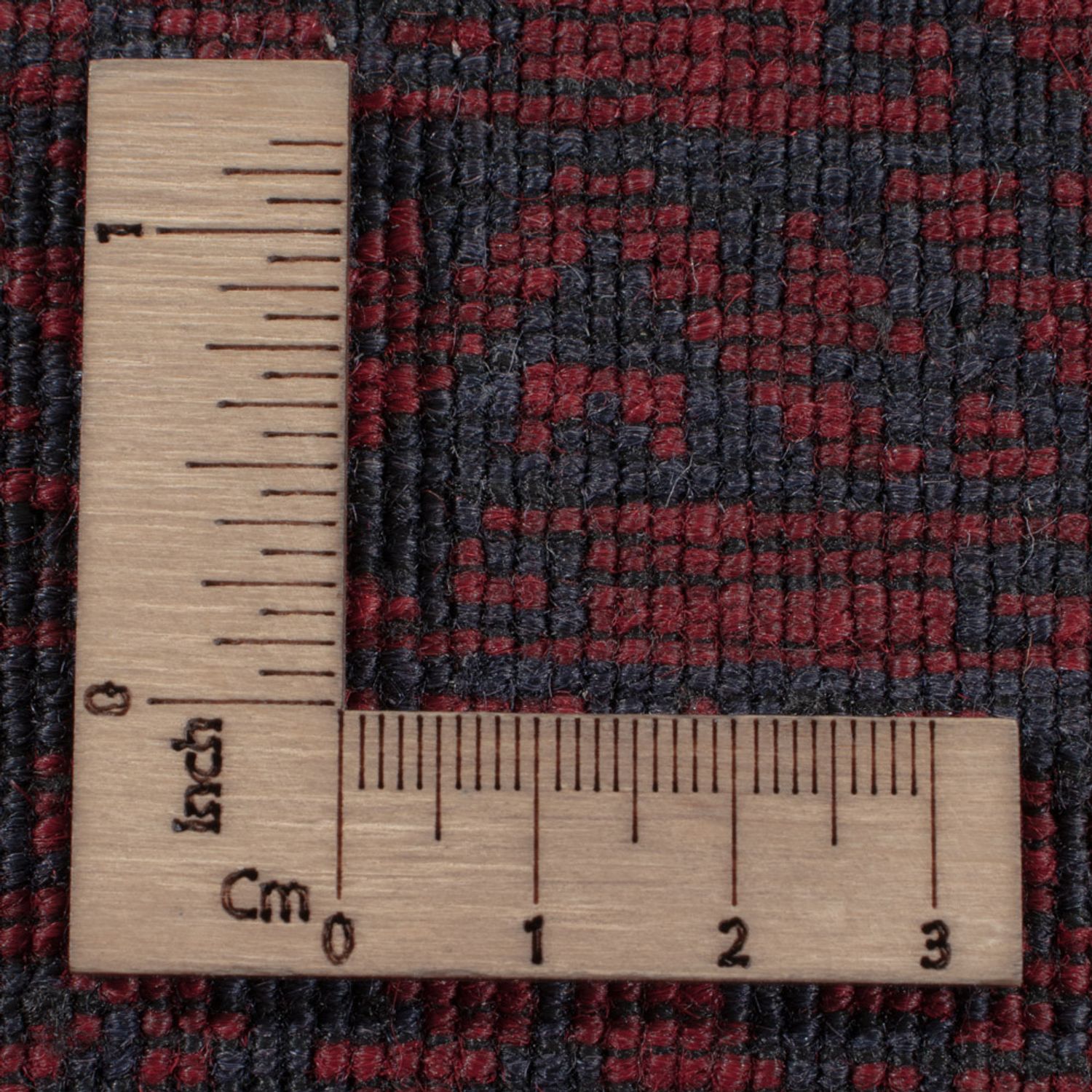 Afghan Rug - 255 x 155 cm - dark red