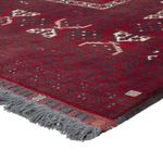 Afghan Rug - 255 x 155 cm - dark red