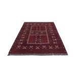 Afghan Rug - 255 x 155 cm - dark red