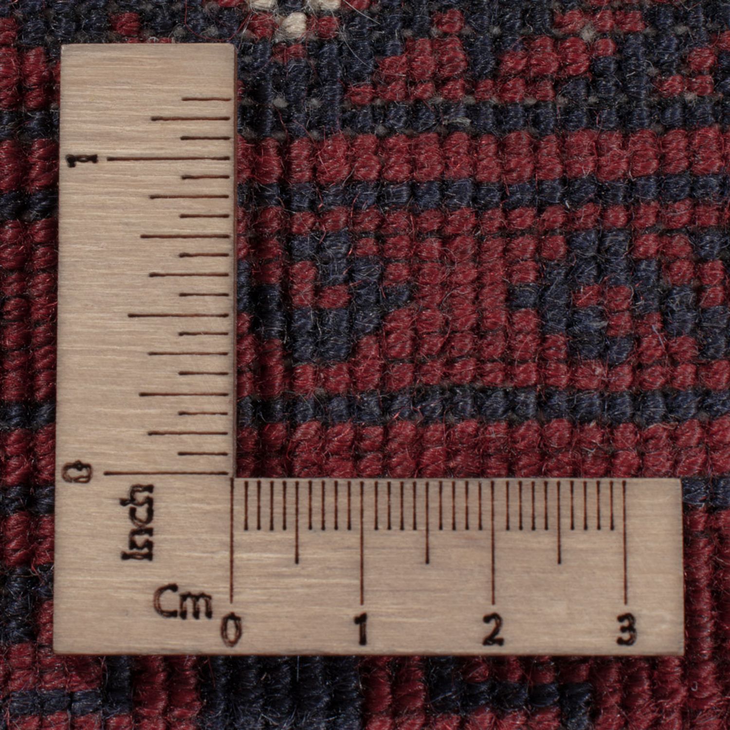 Afghan Rug - 250 x 157 cm - dark red