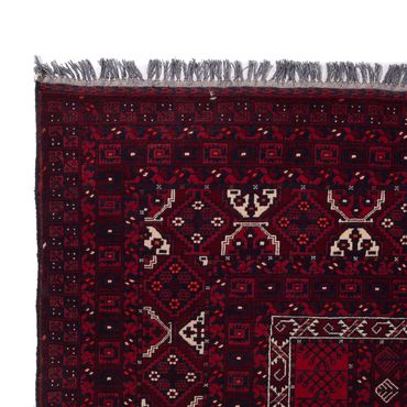 Afghan Rug - 240 x 152 cm - dark red