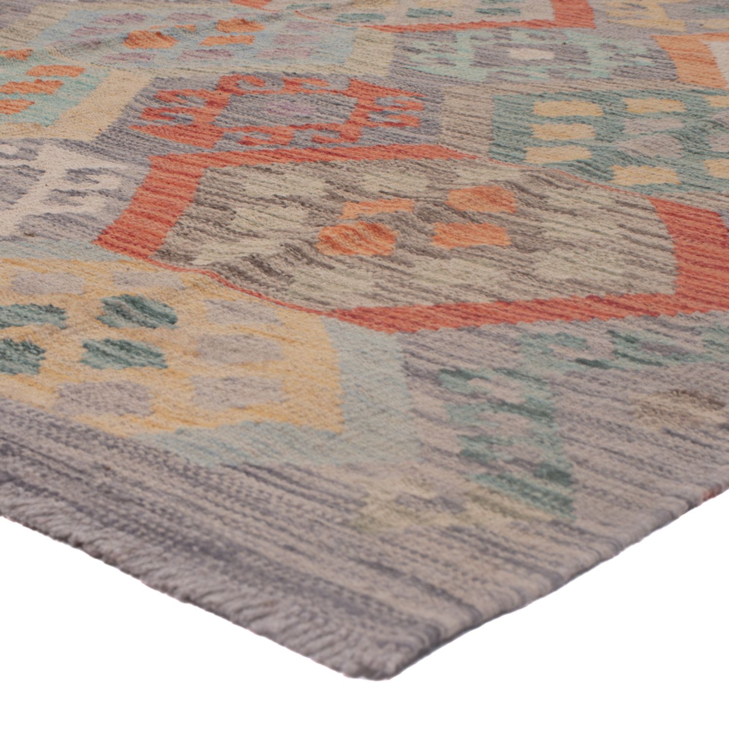 Kelim Rug - Splash - 353 x 258 cm - multicolored