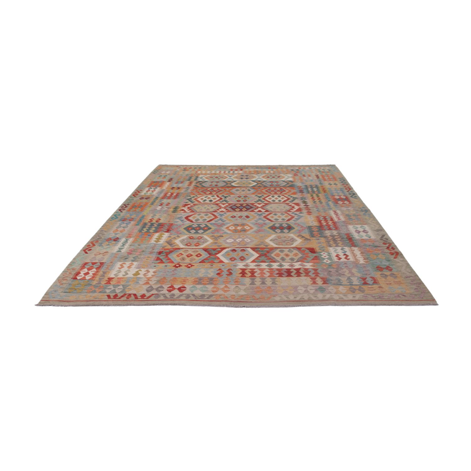 Kelim Rug - Splash - 352 x 254 cm - multicolored