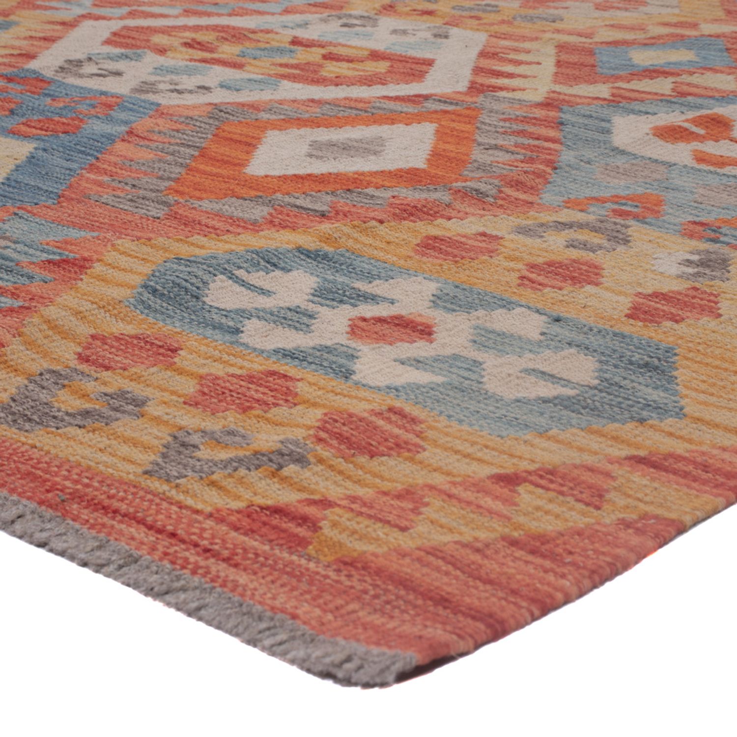 Kelim Rug - Splash - 348 x 257 cm - multicolored