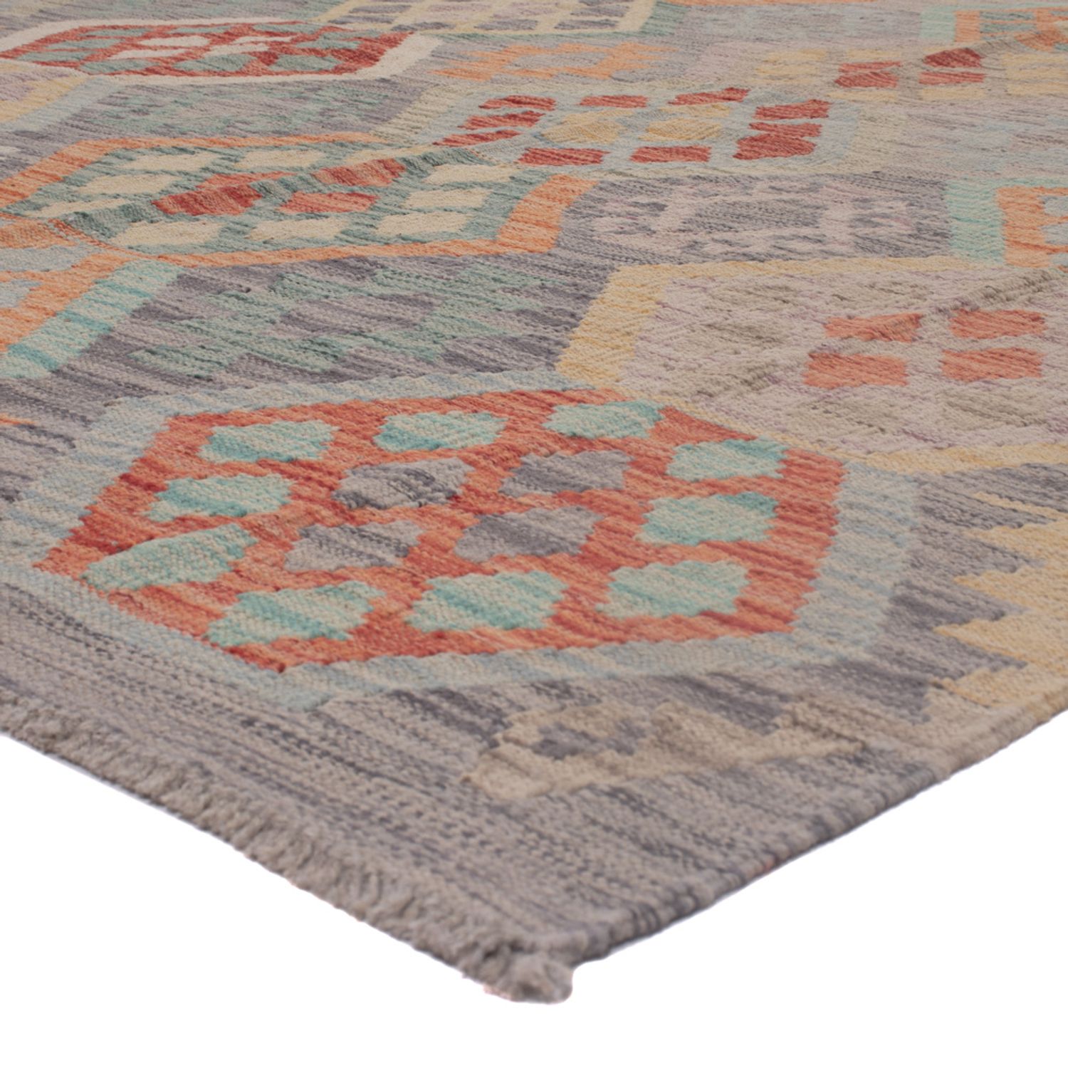 Kelim Rug - Splash - 340 x 244 cm - multicolored