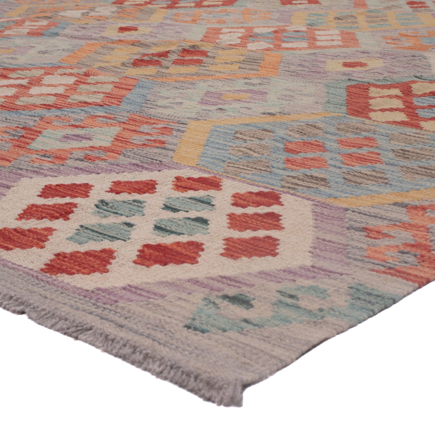 Kelim Rug - Splash - 367 x 256 cm - multicolored