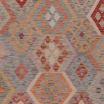 Kelim Rug - Splash - 367 x 256 cm - multicolored