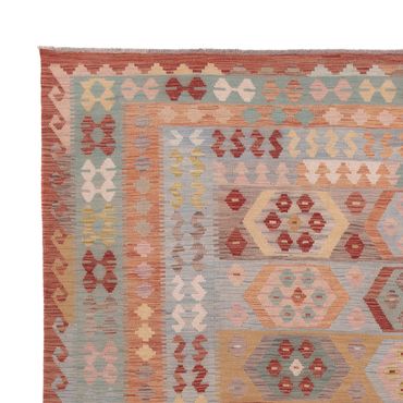 Kelim Rug - Splash - 352 x 254 cm - multicolored