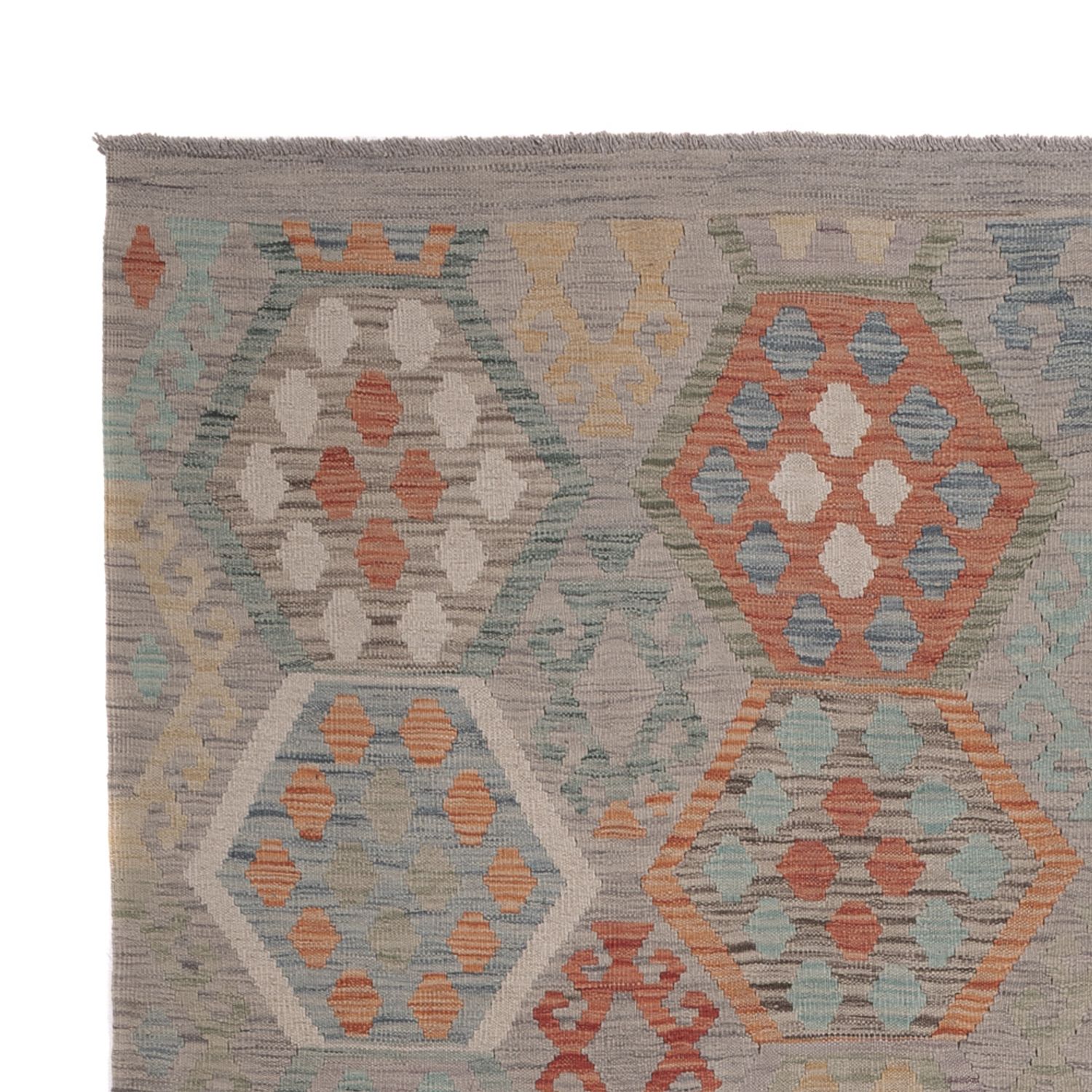 Kelim Rug - Splash - 286 x 203 cm - multicolored