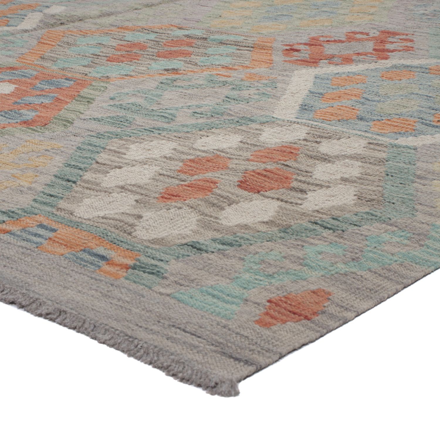 Kelim Rug - Splash - 286 x 203 cm - multicolored