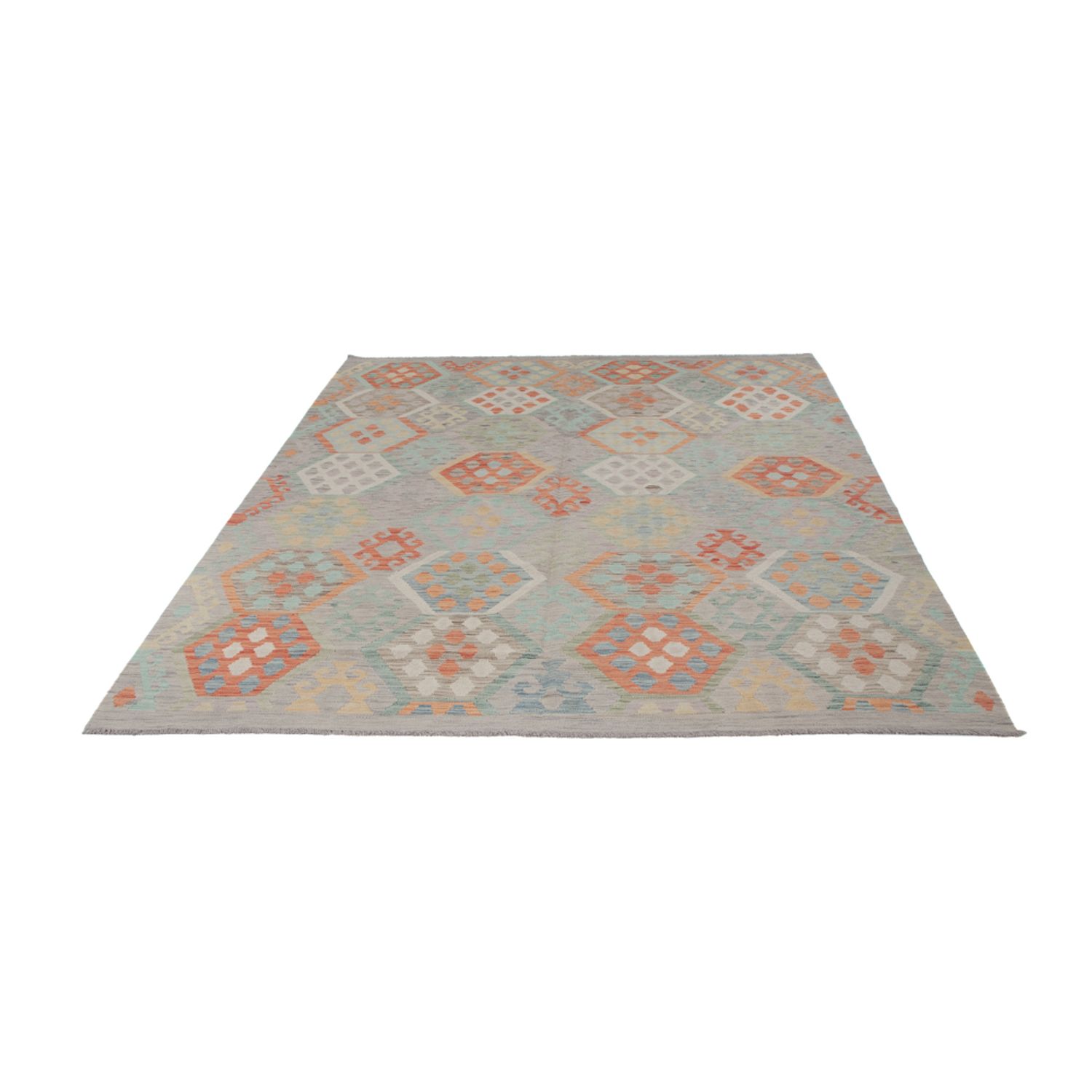 Kelim Rug - Splash - 286 x 203 cm - multicolored