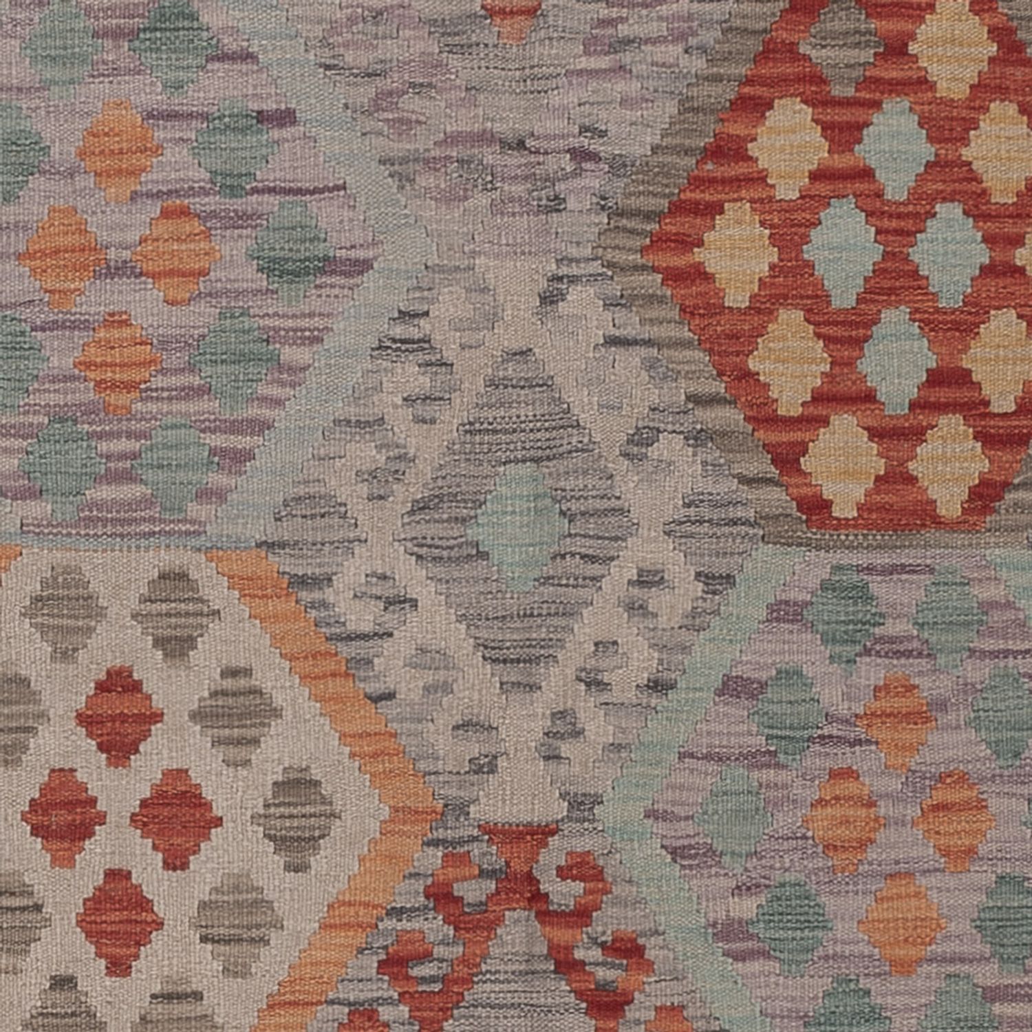 Kelim Rug - Splash - 294 x 209 cm - multicolored