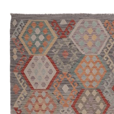 Kelim Rug - Splash - 294 x 209 cm - multicolored