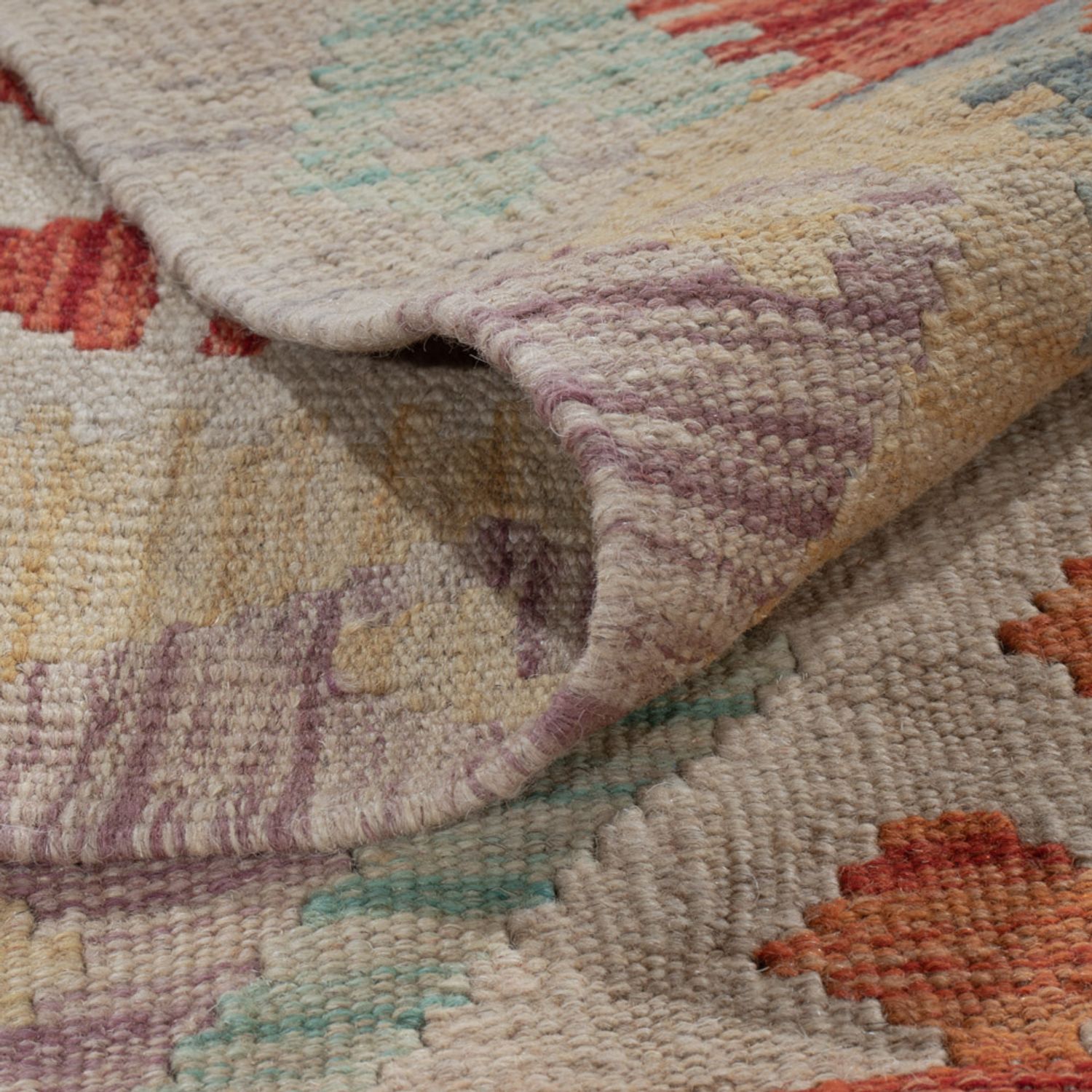 Kelim Rug - Splash - 287 x 197 cm - multicolored