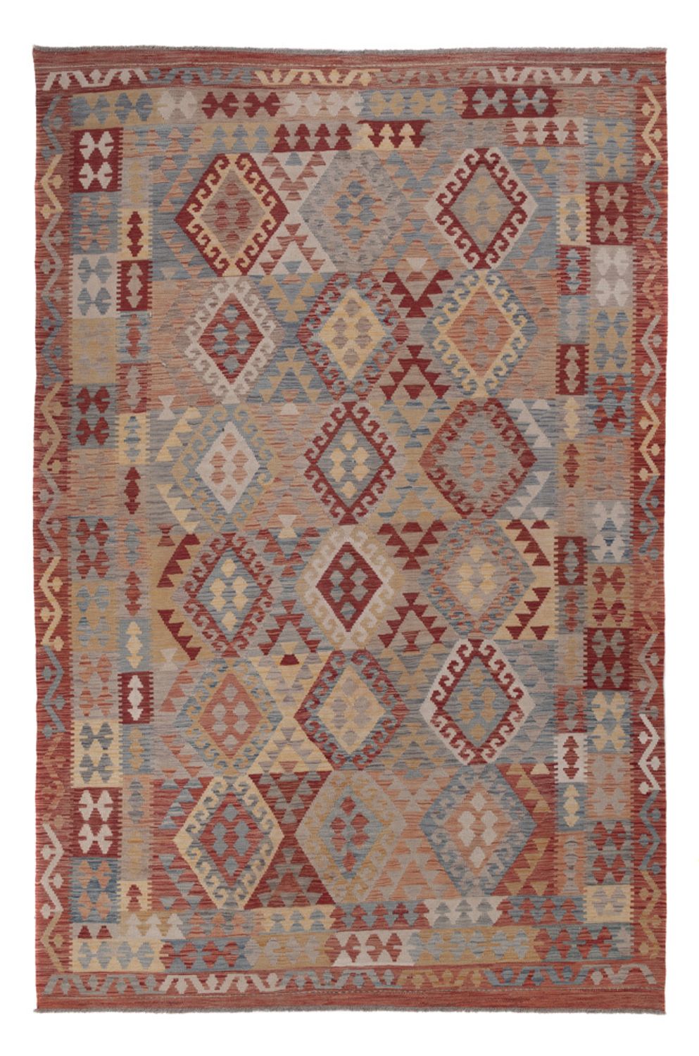 Kelim Rug - Splash - 298 x 198 cm - multicolored