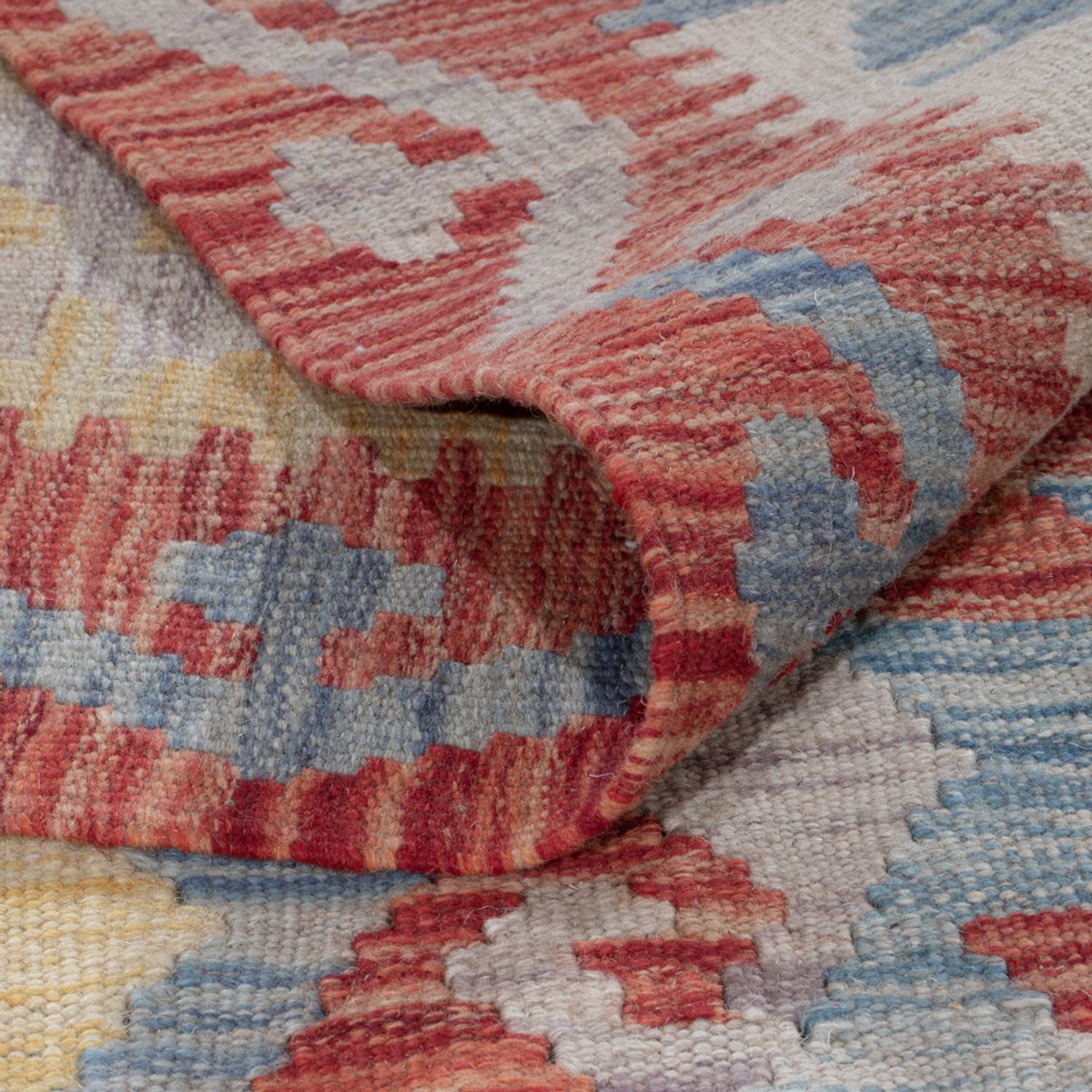 Kelim Rug - Splash - 298 x 198 cm - multicolored