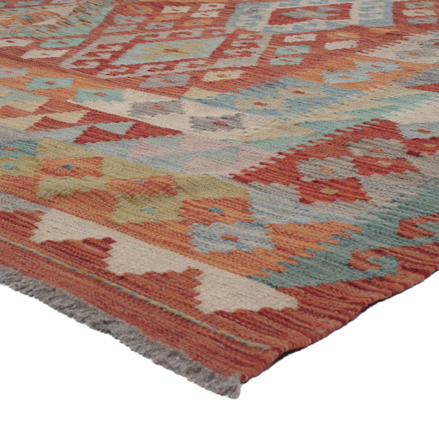 Kelim Rug - Splash - 305 x 204 cm - multicolored