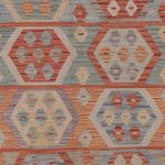 Kelim Rug - Splash - 298 x 247 cm - multicolored