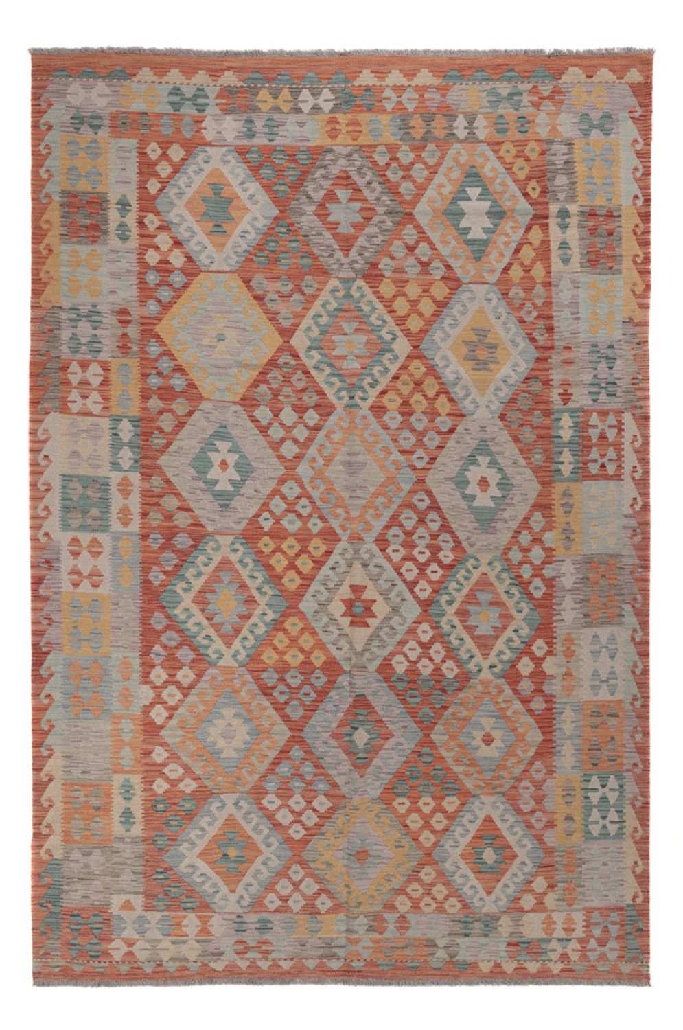Kelim Rug - Splash - 300 x 200 cm - multicolored
