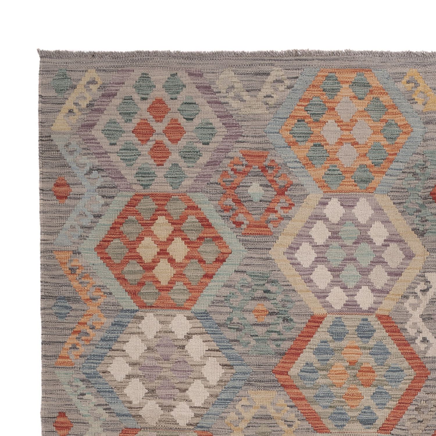 Kelim Rug - Splash - 299 x 203 cm - multicolored