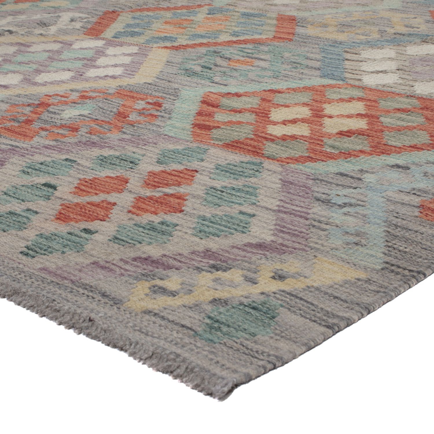 Kelim Rug - Splash - 299 x 203 cm - multicolored