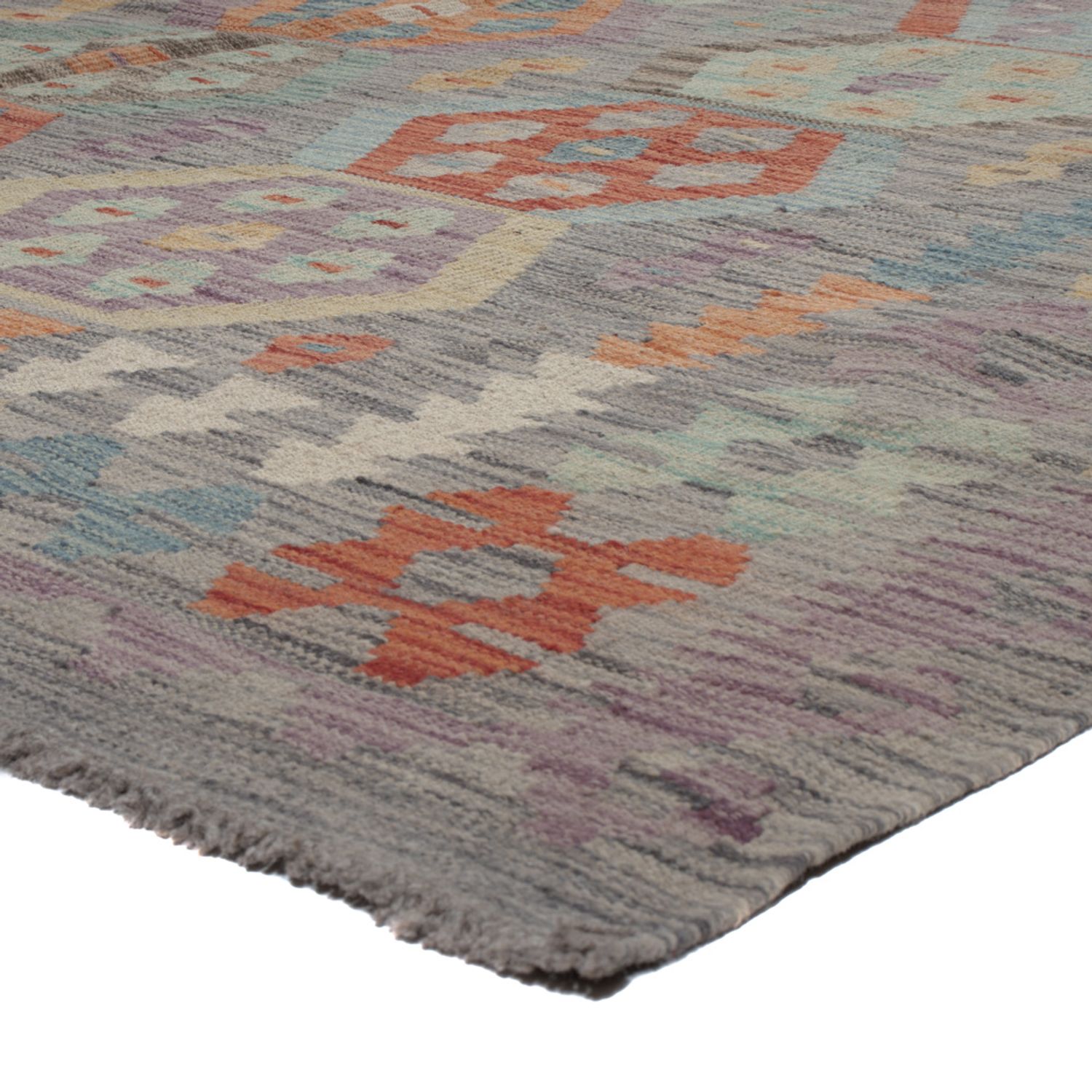 Kelim Rug - Splash - 293 x 206 cm - multicolored