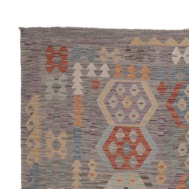 Kelim Rug - Splash - 293 x 206 cm - multicolored