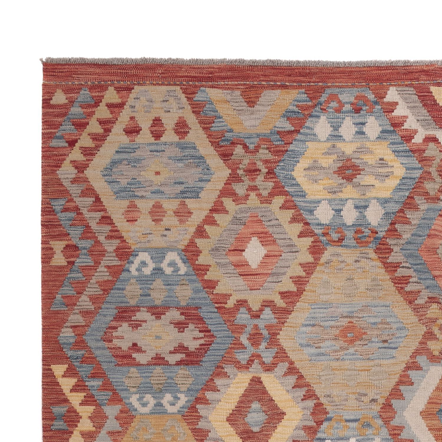 Kelim Rug - Splash - 301 x 209 cm - multicolored