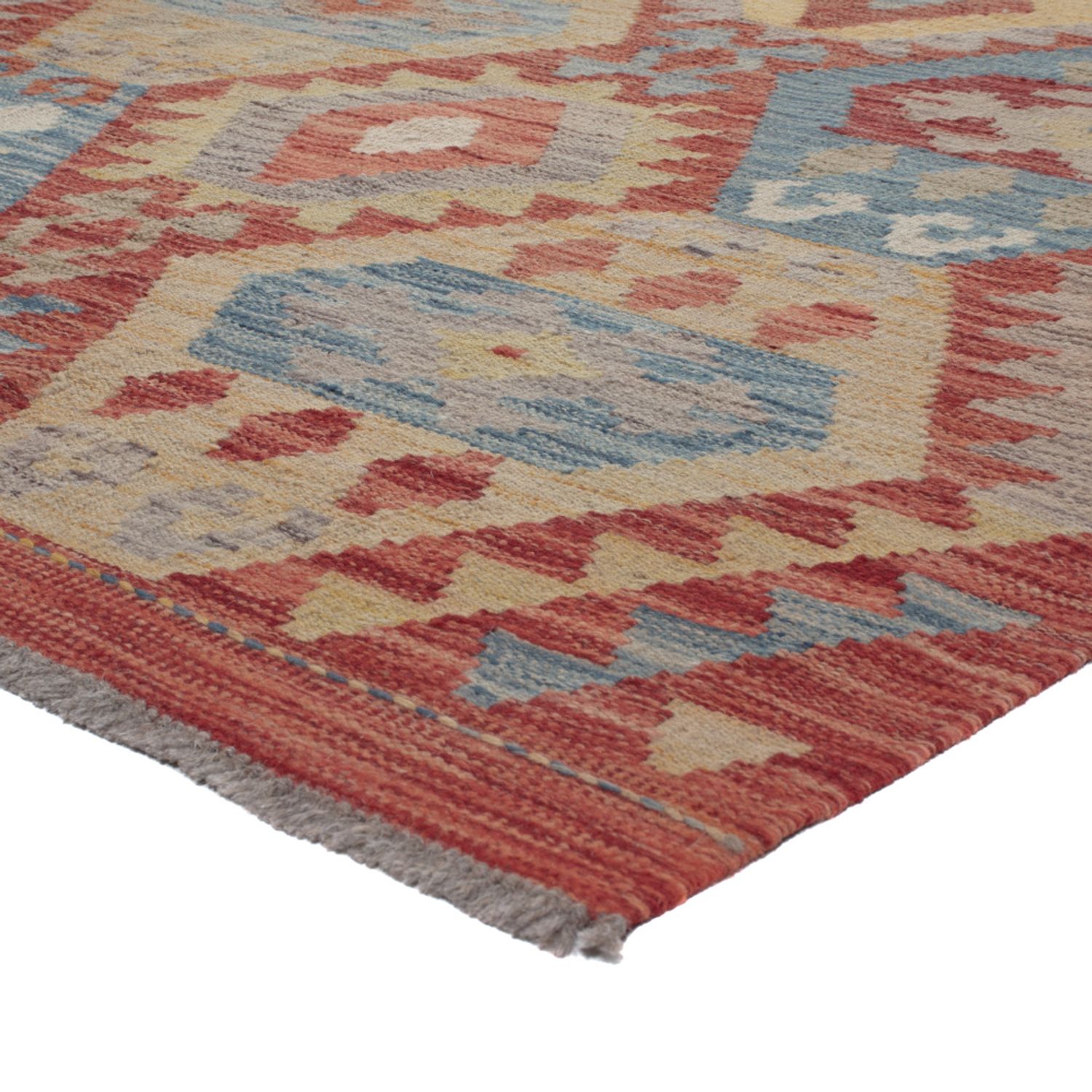 Kelim Rug - Splash - 301 x 209 cm - multicolored