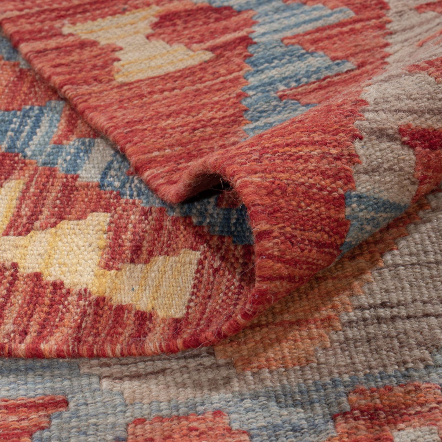 Kelim Rug - Splash - 301 x 209 cm - multicolored