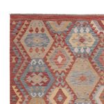 Kelim Rug - Splash - 301 x 209 cm - multicolored