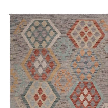Kelim Rug - Splash - 297 x 198 cm - multicolored