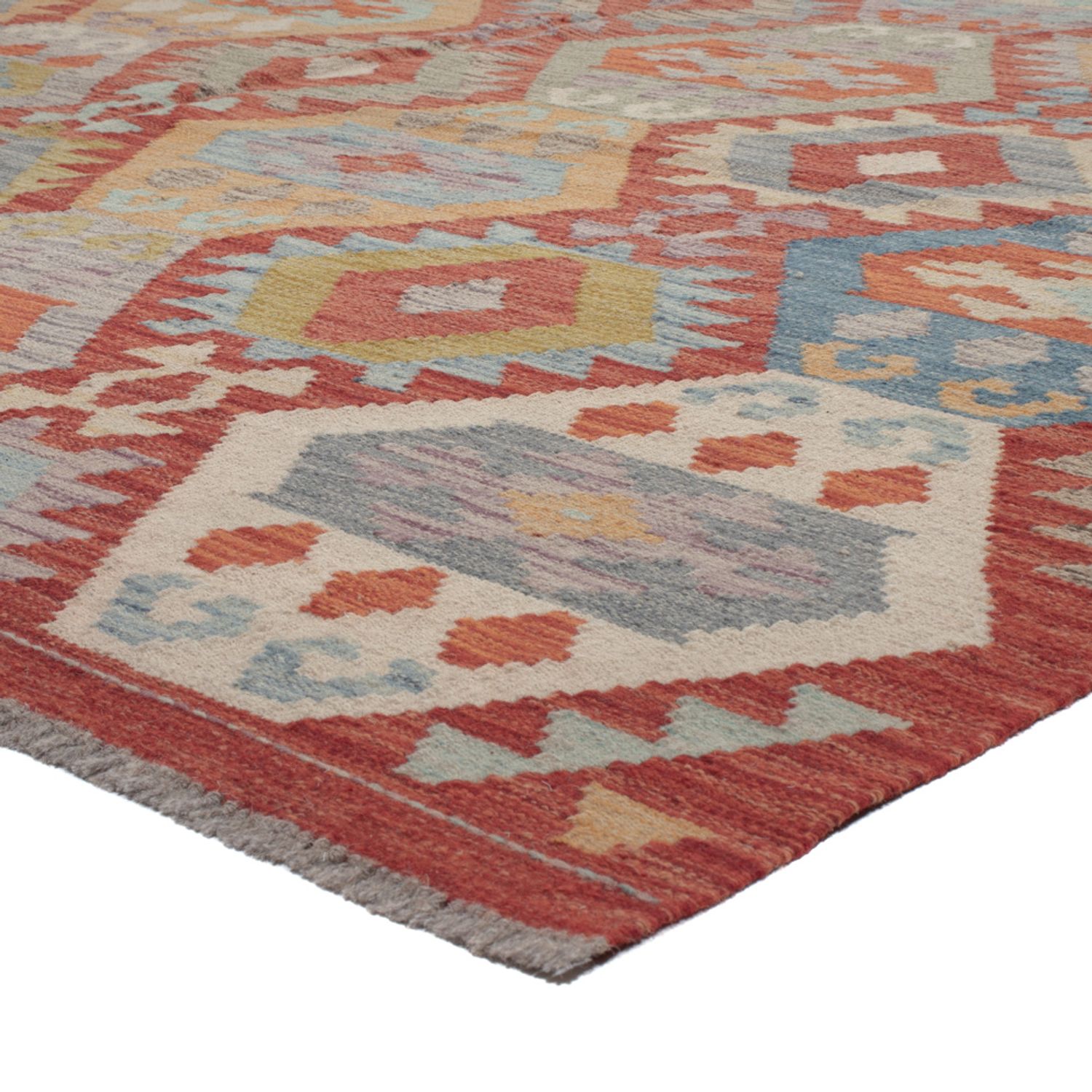 Kelim Rug - Splash - 308 x 208 cm - multicolored