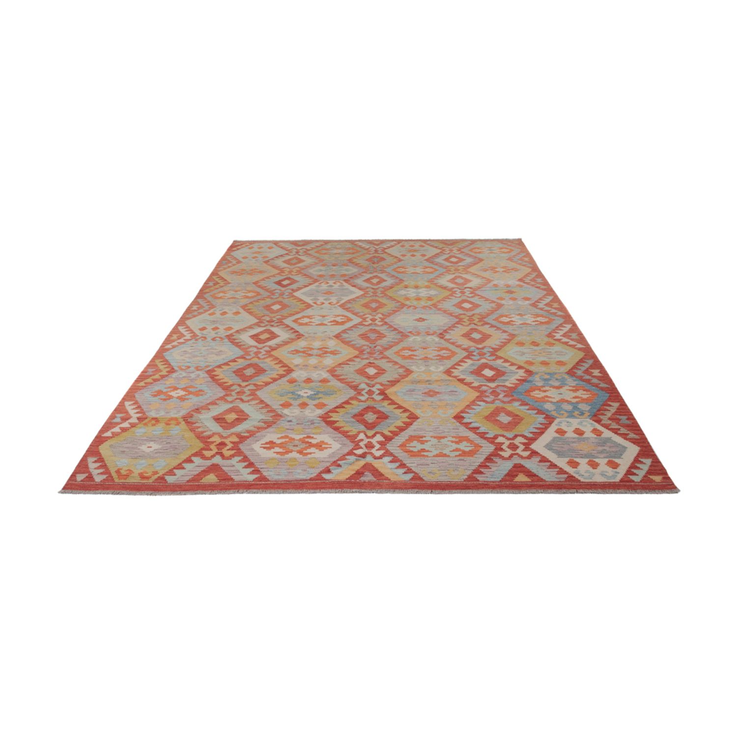 Kelim Rug - Splash - 308 x 208 cm - multicolored