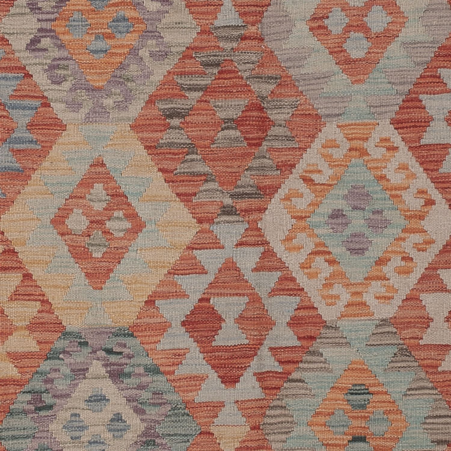 Kelim Rug - Splash - 296 x 257 cm - multicolored