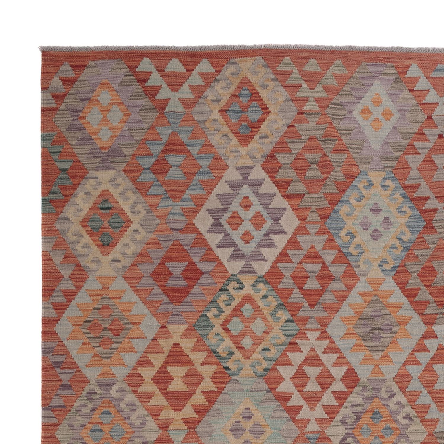 Kelim Rug - Splash - 296 x 257 cm - multicolored